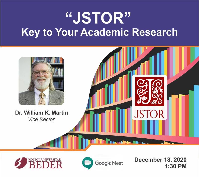 Foto “JStor, Çelësi për Kërkimin Akademik”