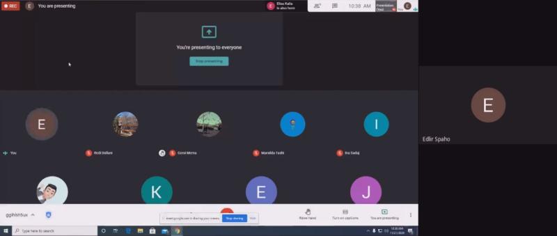 Foto Trajnim Online në lidhje me përdorimin e Google Classroom