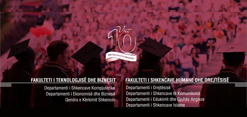 Foto Kolegji Universitar Bedër, 10 vjet eksperiencë