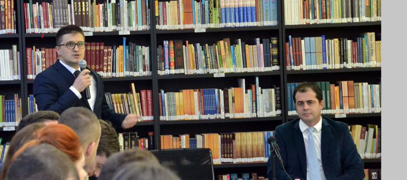 Foto The Electoral Reform discussed among Oerd Bylykbashi and the students