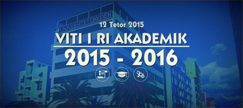 Foto New Academic Year 2015-2016