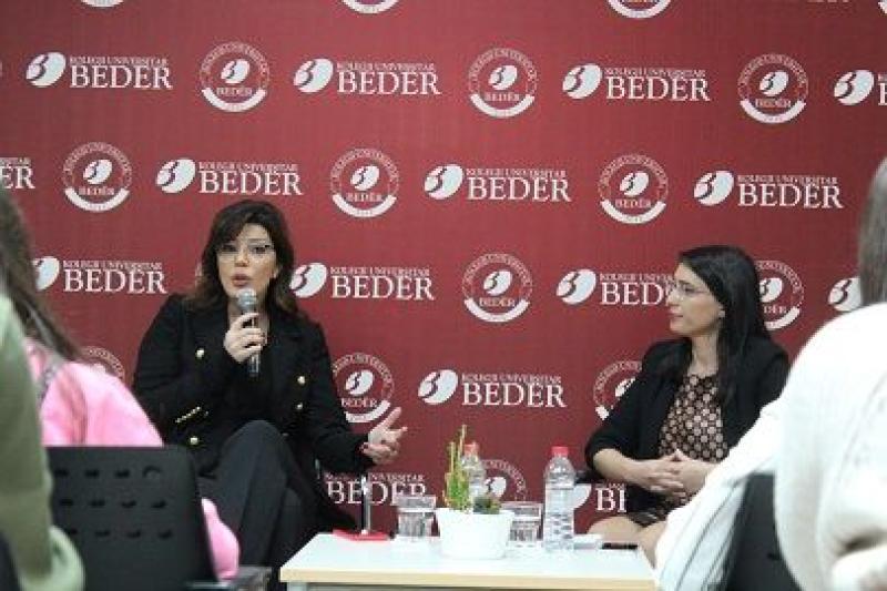 Foto Bedër University College invited journalist Sonila Meço