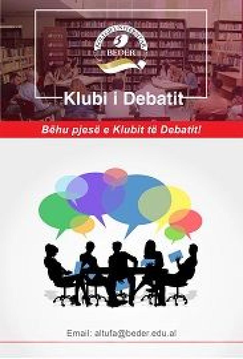 Foto Klubi i Debatit fton studentët në nivelin Bachelor të bëhen pjesë