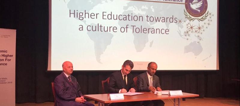 Bedër, collaboration with the Global Council for Tolerance and Peace