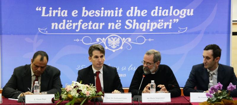 Foto The first interfaith symposium on topic: "Freedom of religion and interfaith dialogue in Albania "