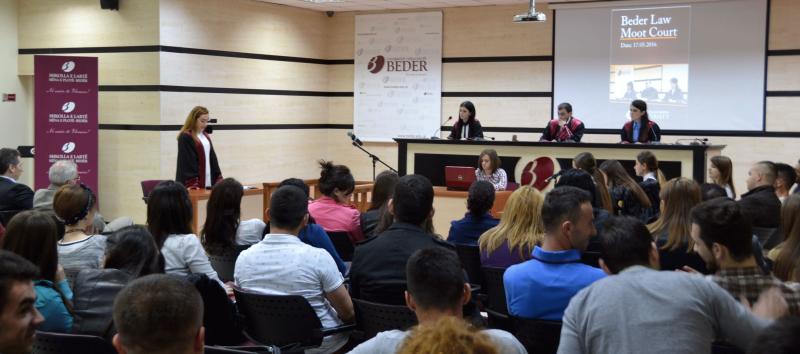Foto Law Department Students Organize Bedër Moot Court